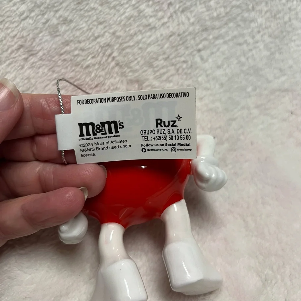M & M's Red M&M's Ornament